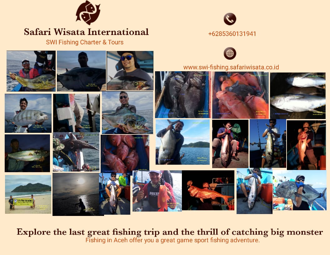 5 ايام 4 ليالي في اتشيه مع رحلة صيد 3 ايام